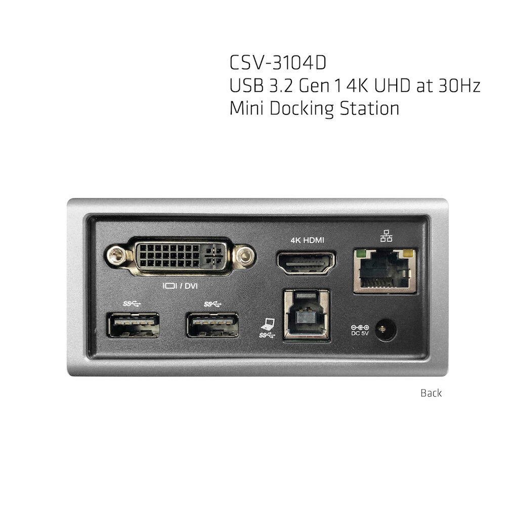 Club 3D Dock USB3.0 Dual GFX 4k Mini kaina ir informacija | Vaizdo plokštės (GPU) | pigu.lt