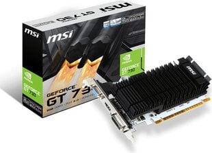MSI GeForce GT 730 DDR3 N730K-2GD3H/LP цена и информация | Видеокарты (GPU) | pigu.lt