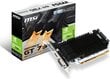 MSI GeForce GT 730 DDR3 N730K-2GD3H/LP цена и информация | Vaizdo plokštės (GPU) | pigu.lt