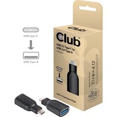 Club 3D USB 3.1 type C to USB 3.0 type A adapter kaina ir informacija | Adapteriai, USB šakotuvai | pigu.lt