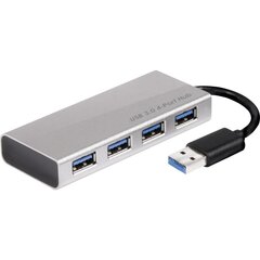 Club 3D USB 3.0 hub 4-port with power adapter kaina ir informacija | Adapteriai, USB šakotuvai | pigu.lt