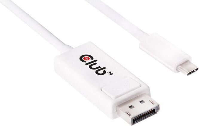 Club 3D, USB-C/DP M/M, 1.2 m kaina ir informacija | Kabeliai ir laidai | pigu.lt