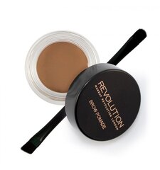 Makeup Revolution London Brow Pomade Краска для бровей 2,5 г, Soft Brown цена и информация | Карандаши, краска для бровей | pigu.lt