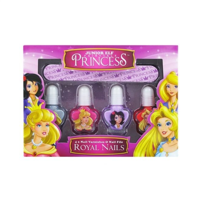 Nagų priežiūros priemonių rinkinys vaikams Disney Princess Royal Nails kaina ir informacija | Nagų lakai, stiprintojai | pigu.lt