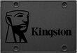 SSD|KINGSTON|240GB|SATA 3.0|TLC|Write speed 350 MBytes/sec|Read speed 500 MBytes/sec|2,5"|TBW 80 TB|MTBF 1000000 hours|SA400S37/240G kaina ir informacija | Vidiniai kietieji diskai (HDD, SSD, Hybrid) | pigu.lt