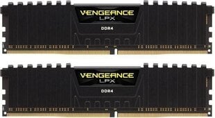 RAM Corsair Vengeance LPX DDR4, 32GB(2x16GB), 2666MHz, C16 (CMK32GX4M2A2666C16) цена и информация | Corsair Духи, косметика | pigu.lt