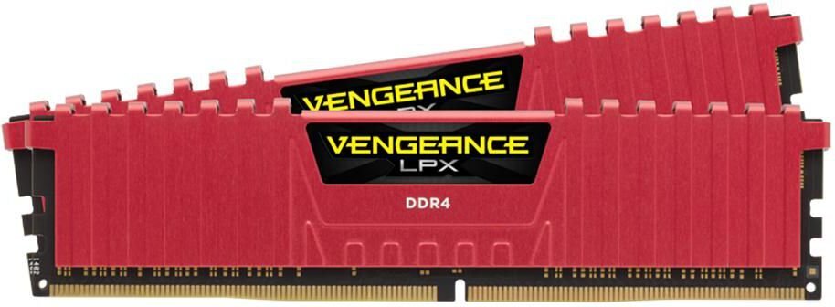 Corsair Vengeance LPX, DDR4, 16GB(2x8GB), 3000MHz (CMK16GX4M2B3000C15R) kaina ir informacija | Operatyvioji atmintis (RAM) | pigu.lt