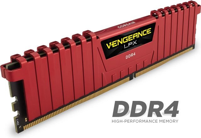 Corsair Vengeance LPX, DDR4, 16GB(2x8GB), 3000MHz (CMK16GX4M2B3000C15R) цена и информация | Operatyvioji atmintis (RAM) | pigu.lt