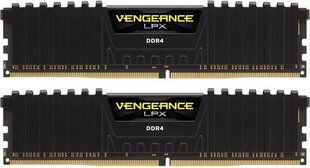 Corsair DDR4 8GB (2x4GB) 2400MHz, CL14, Vengeance® LPX (CMK8GX4M2A2400C14) цена и информация | Оперативная память (RAM) | pigu.lt
