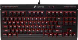 Corsair Gaming K63 Red LED kaina ir informacija | Klaviatūros | pigu.lt