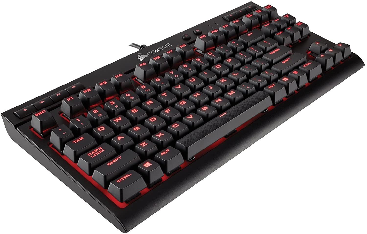 Corsair Gaming K63 Red LED kaina ir informacija | Klaviatūros | pigu.lt