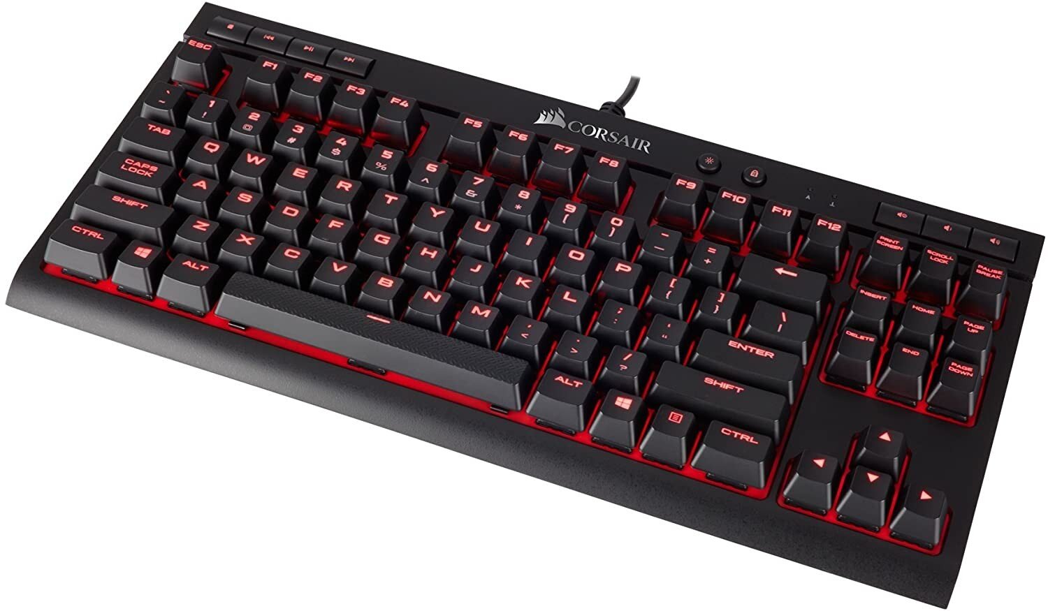 Corsair Gaming K63 Red LED цена и информация | Klaviatūros | pigu.lt