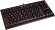 Corsair Gaming K63 Red LED kaina ir informacija | Klaviatūros | pigu.lt