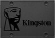 SSD|KINGSTON|480GB|SATA 3.0|TLC|Write speed 450 MBytes/sec|Read speed 500 MBytes/sec|2,5"|TBW 160 TB|MTBF 1000000 hours|SA400S37/480G цена и информация | Vidiniai kietieji diskai (HDD, SSD, Hybrid) | pigu.lt