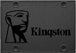 SSD|KINGSTON|120GB|SATA 3.0|TLC|Write speed 320 MBytes/sec|Read speed 500 MBytes/sec|2,5"|TBW 40 TB|MTBF 1000000 hours|SA400S37/120G цена и информация | Vidiniai kietieji diskai (HDD, SSD, Hybrid) | pigu.lt