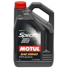 Масло Motul Specific 505 01-502 00 5W40 5ltr (101575) цена и информация | Моторные масла | pigu.lt