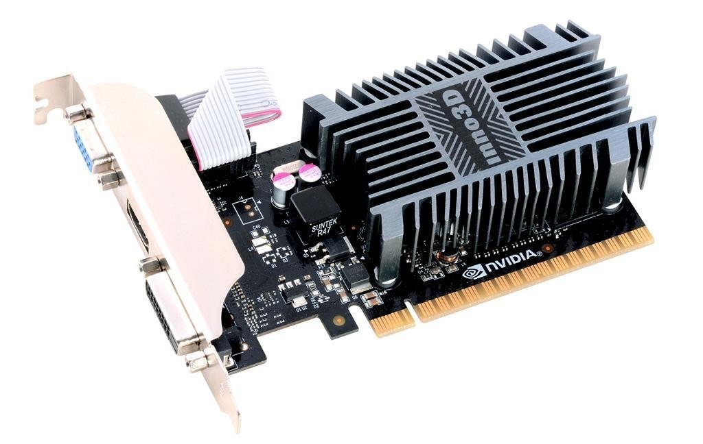 Inno3D GeForce GT 710 LP N710-1SDV-E3BX kaina ir informacija | Vaizdo plokštės (GPU) | pigu.lt