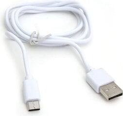 Platinet кабель USB - USB-C 1м, белыйй цена и информация | Кабели для телефонов | pigu.lt