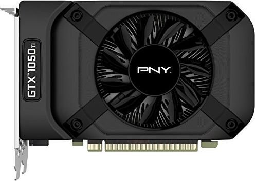 PNY Technologies GeForce GTX 1050 Ti 4GB GGDR5 (128 Bit) HDMI, DVI, DP, BOX (GF105IGTX4GEPB) kaina ir informacija | Vaizdo plokštės (GPU) | pigu.lt