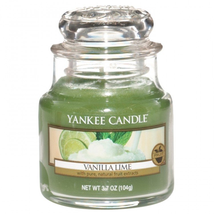 Aromatinė žvakė Yankee Candle Vanilla Lime, 104 g
