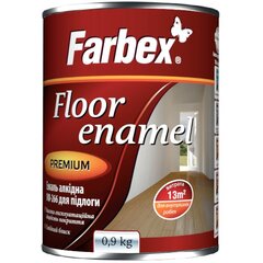 Alkidinė emalė grindims bei betono paviršiams PF-266 Farbex, raudonai ruda, 0,9 kg kaina ir informacija | Dažai | pigu.lt