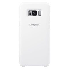 "Samsung" silikoninis dangtelis EF-PG955TW Galaxy S8+ baltas kaina ir informacija | Telefono dėklai | pigu.lt