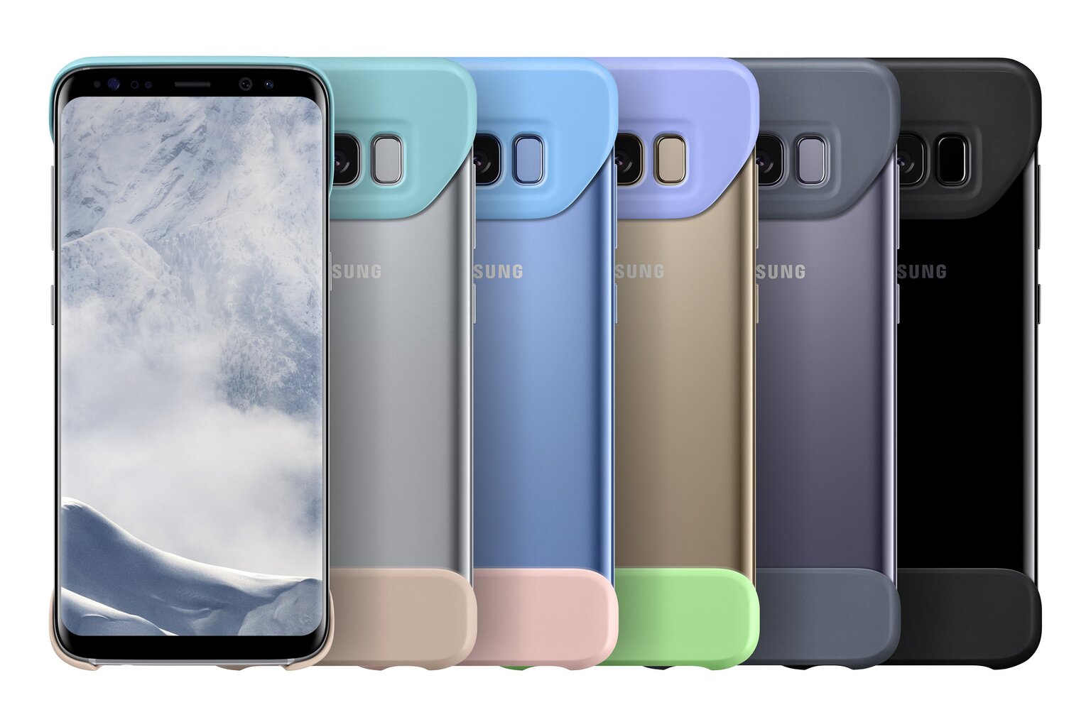Dviejų dalių dėklas Samsung G950, Mėlynas kaina ir informacija | Telefono dėklai | pigu.lt