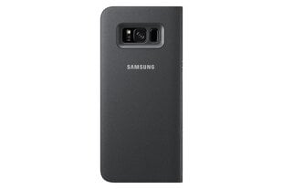 Чехол-книжка LED View для Samsung galaxy S8 Plus (G955), черный цена и информация | Чехлы для телефонов | pigu.lt