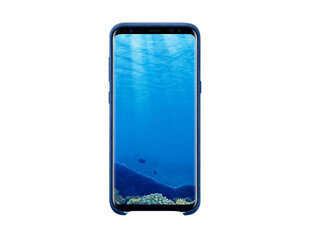 Samsung Alcantara apsauginis dėklas, skirtas Samsung Galaxy S8 Plus G955, Mėlynas kaina ir informacija | Telefono dėklai | pigu.lt