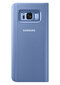 Atverčiamas dėklas-stovas Samsung EF-ZG955CFEGWW Clear View skirtas Samsung Galaxy S8 Plus G955, mėlynas цена и информация | Telefono dėklai | pigu.lt