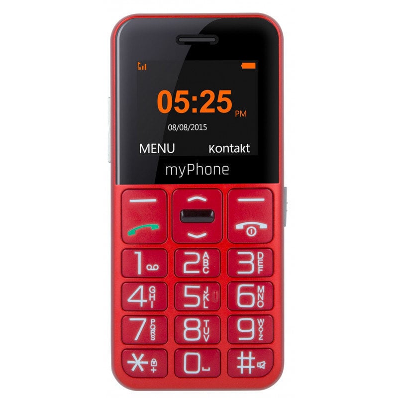 MyPhone Halo Easy, Red цена и информация | Mobilieji telefonai | pigu.lt