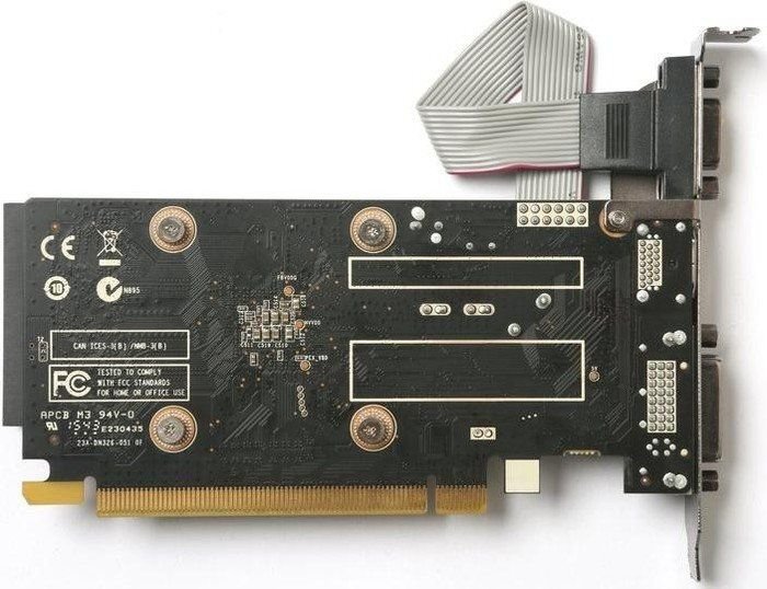 Zotac GeForce GT 710 Zone 1GB DDR3 (64 bit) DVI, HDMI, VGA (ZT-71301-20L) цена и информация | Vaizdo plokštės (GPU) | pigu.lt