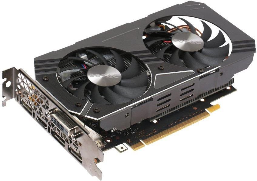 Zotac GeForce GTX 1060 AMP 3GB GDDR5 (192 Bit) HDMI, DVI, 3xDP, BOX (ZT-P10610E-10M) kaina ir informacija | Vaizdo plokštės (GPU) | pigu.lt