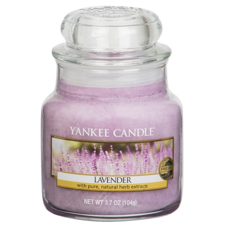 Yankee Candle Lavender aromatinė žvakė, 1 vnt kaina ir informacija | Žvakės, Žvakidės | pigu.lt