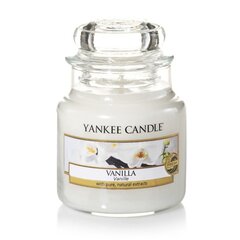 Ароматическая свеча Yankee Candle Angel Vanilla,105  г. цена и информация | Подсвечники, свечи | pigu.lt