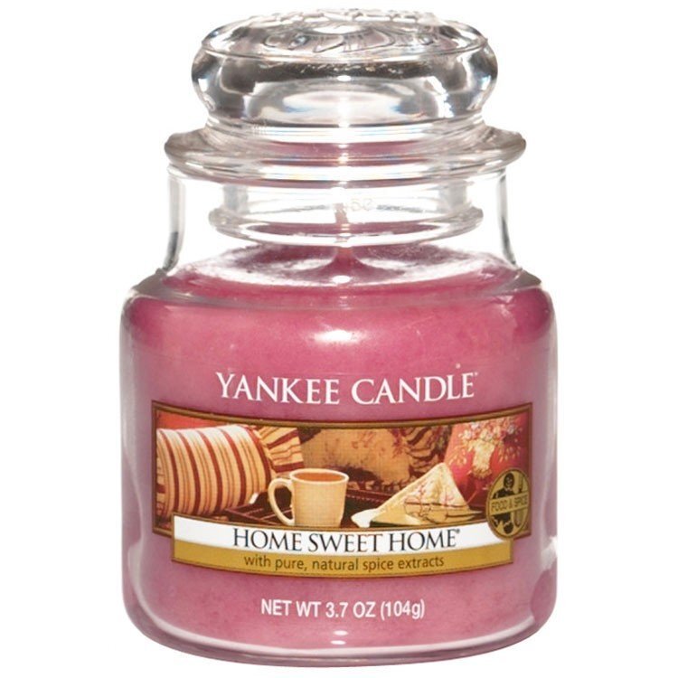 Aromatinė žvakė Yankee Candle Home Sweet Home, 104 g kaina ir informacija | Žvakės, Žvakidės | pigu.lt