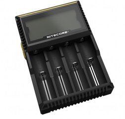 Baterijų įkroviklis 4-SLOT/D4 EU Nitecore цена и информация | Зарядные устройства для элементов питания | pigu.lt