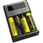 Nitecore New i4 universalus įkroviklis kaina ir informacija | Elementų krovikliai | pigu.lt