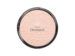 Пудра Dermacol Compact Powder, 8 г, № 01 цена и информация | Пудры, базы под макияж | pigu.lt