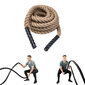 Natūrali jėgos-kovos virvė iš sizalio inSPORTline Waverope Base 9m 40mm 5,7kg цена и информация | Kitos fitneso prekės | pigu.lt