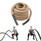 Natūrali jėgos-kovos virvė iš sizalio inSPORTline Waverope Base 15m 40mm 9,6kg kaina ir informacija | Kitos fitneso prekės | pigu.lt
