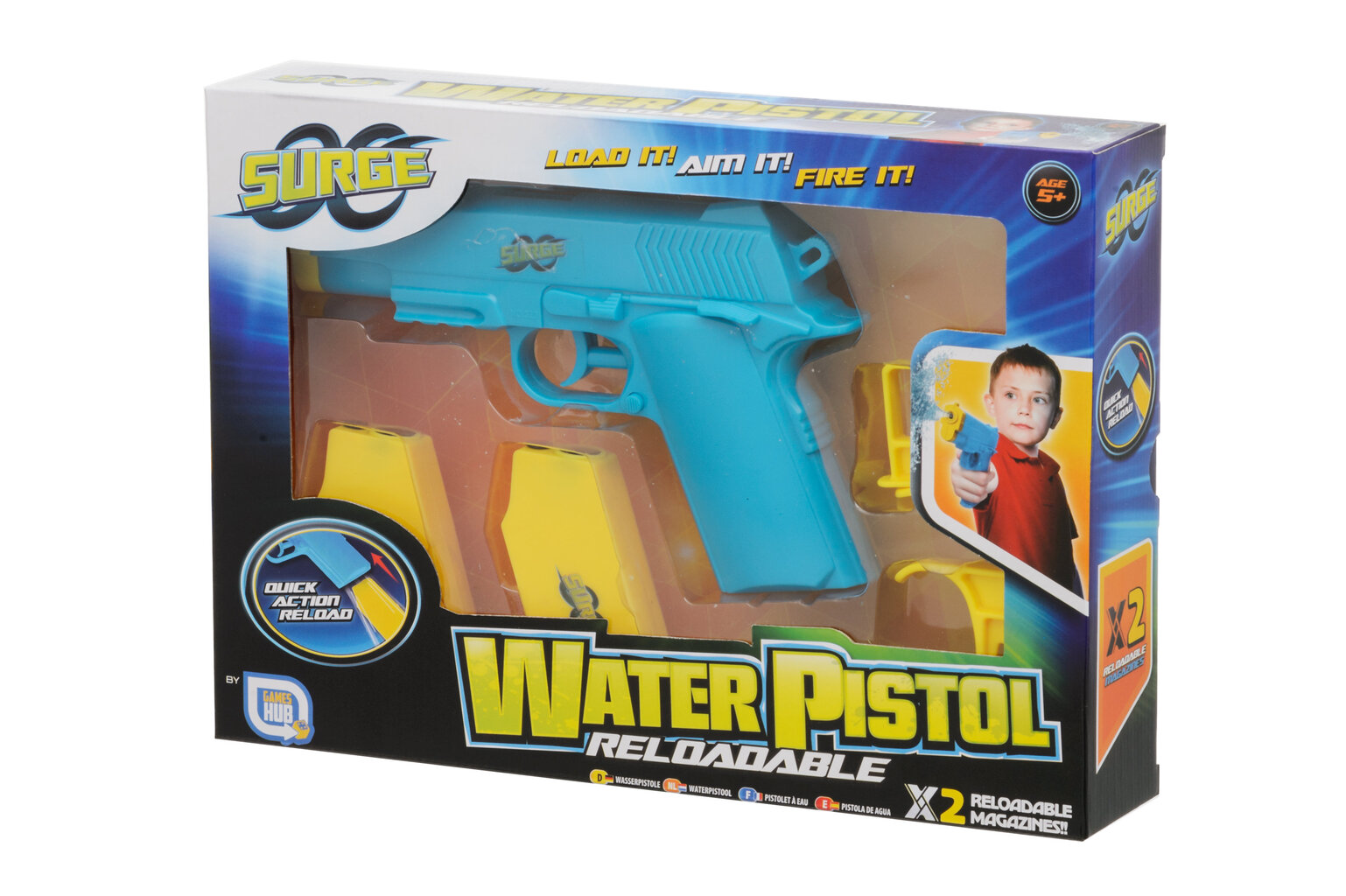 Vandens šautuvas Surge su keičiamomis apkabomis kaina ir informacija | Vandens, smėlio ir paplūdimio žaislai | pigu.lt