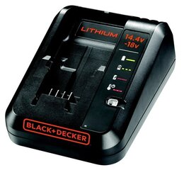 Зарядное устройство Black&Decker 14,4 - 18V 1 Amp цена и информация | Шуруповерты, дрели | pigu.lt