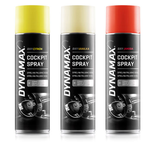 Purškiamas prietaisų skydelio ir panelės valiklis Dynamax Cockpit Spray, 500 ml kaina ir informacija | Autochemija | pigu.lt