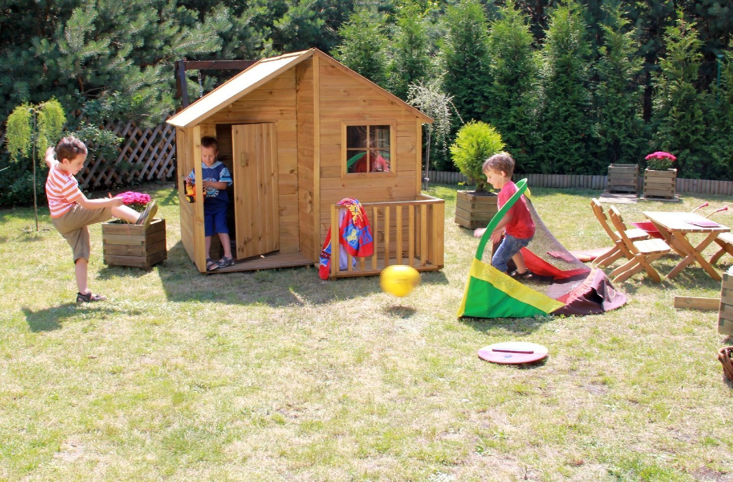 Medinis namelis "Aviliukas" 4IQ kaina ir informacija | Vaikų žaidimų nameliai | pigu.lt