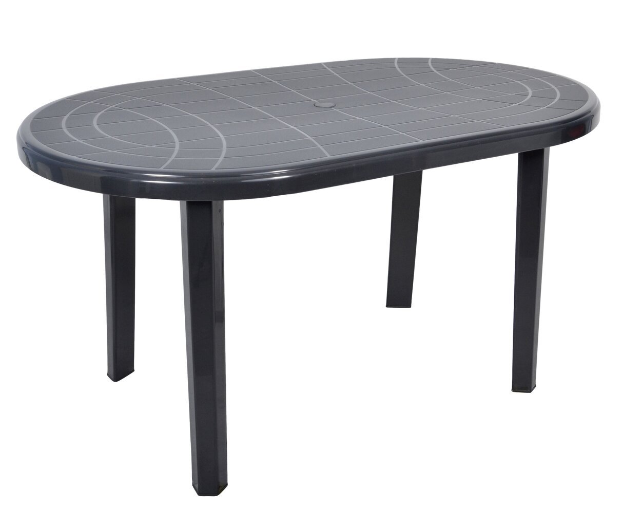 Plastikinis stalas Jantar, pilkas цена и информация | Lauko stalai, staliukai | pigu.lt