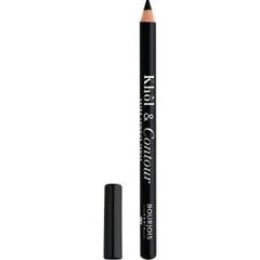 Akių pieštukas Bourjois Khol & Contour 1.2 g, 01 Black kaina ir informacija | Bourjois Kvepalai, kosmetika | pigu.lt