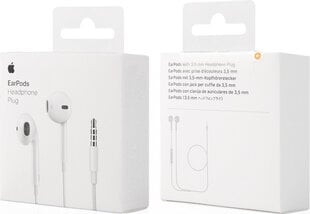 Apple EarPods with Remote and Mic - MNHF2ZM/A kaina ir informacija | Apple Video kameros ir jų priedai | pigu.lt