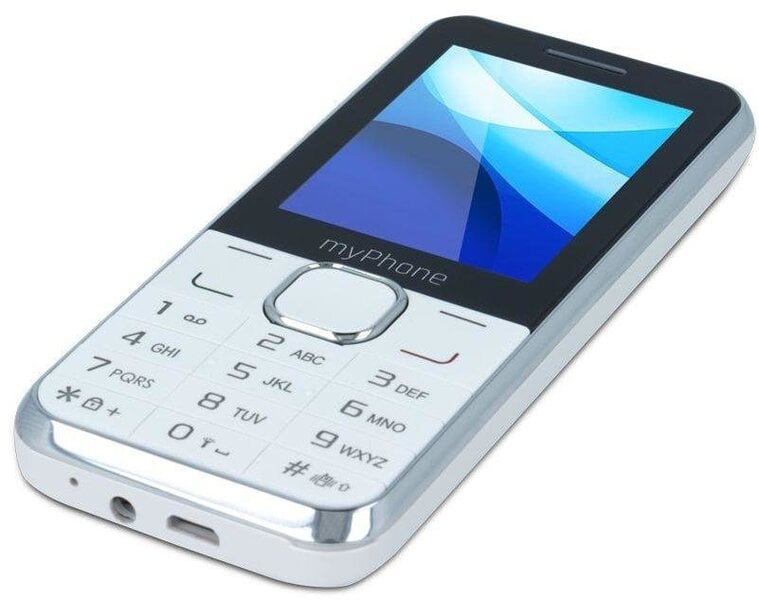 MyPhone Classic+, Dual SIM, ENG/RUS, White kaina