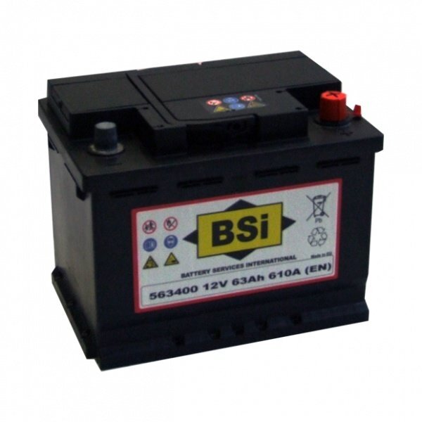 Akumuliatorius BSI 63Ah 610A kaina ir informacija | Akumuliatoriai | pigu.lt